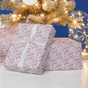 Abstract pattern spotted brown and beige wrapping paper