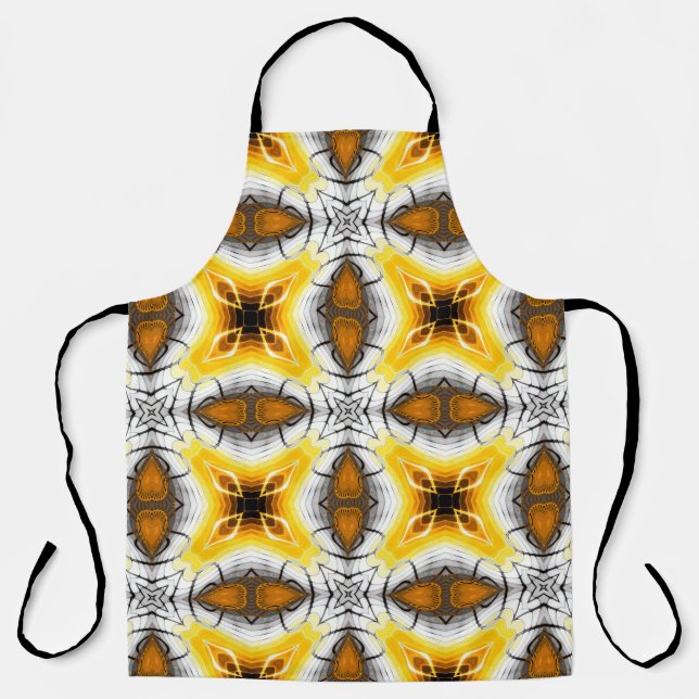Abstract pattern. Square ornamental regular backgr Apron (Front)