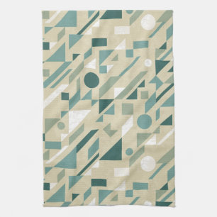 Abstract pattern tea towel