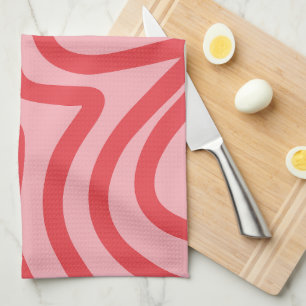 abstract pattern tea towel