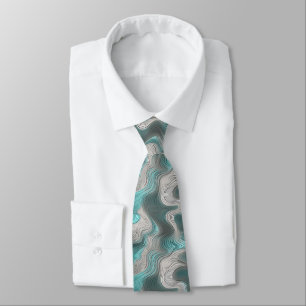 abstract pattern  tie
