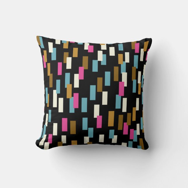 Abstract pattern with textured geometric shapes. a cushion (Front)