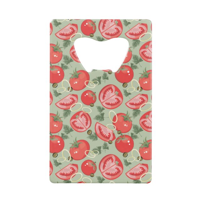 Abstract pattern with tomato (Front)