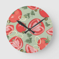 Abstract pattern with tomato
