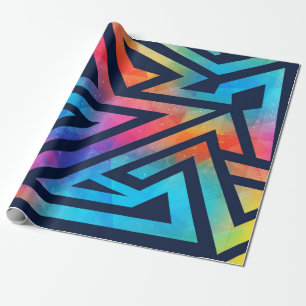 Abstract pattern wrapping paper
