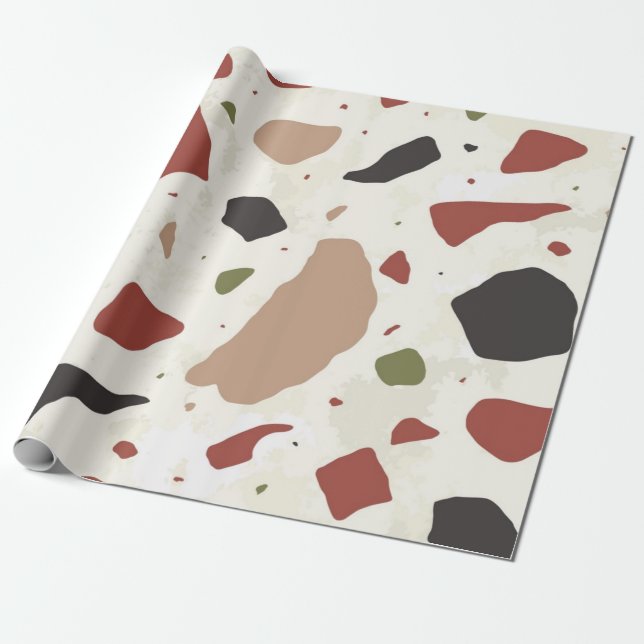 Abstract pattern wrapping paper (Unrolled)