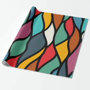 Abstract pattern wrapping paper