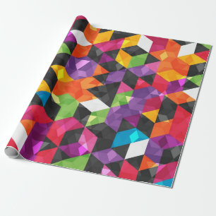 Abstract pattern wrapping paper