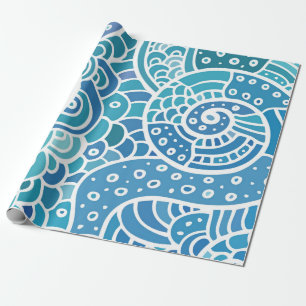 Abstract pattern wrapping paper