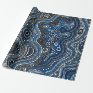 Abstract pattern wrapping paper
