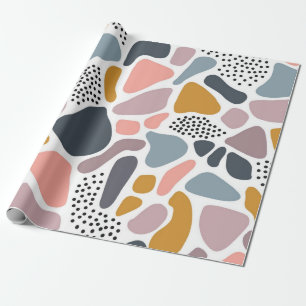 Abstract pattern wrapping paper