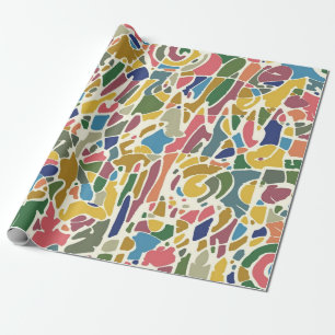 Abstract pattern wrapping paper