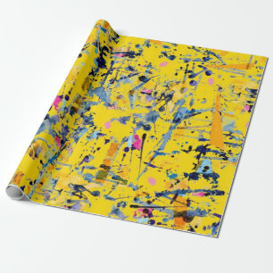 Abstract pattern wrapping paper