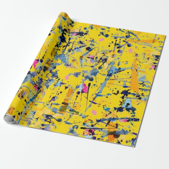 Abstract pattern wrapping paper (Unrolled)