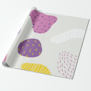 Abstract pattern wrapping paper