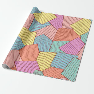 Abstract pattern wrapping paper