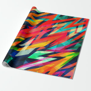 Abstract pattern wrapping paper
