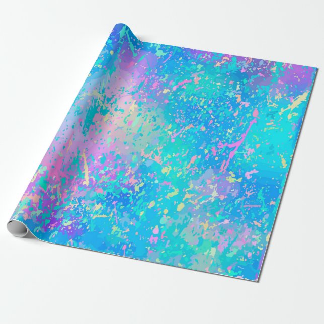 Abstract pattern wrapping paper (Unrolled)
