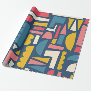 Abstract pattern wrapping paper