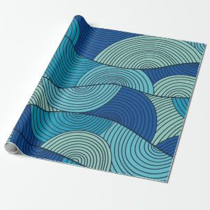 Abstract pattern wrapping paper
