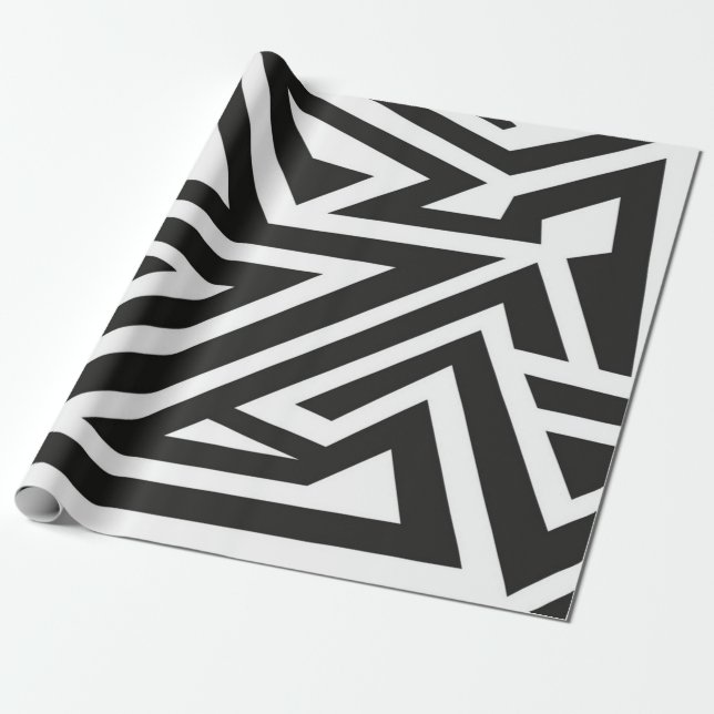 Abstract pattern wrapping paper (Unrolled)