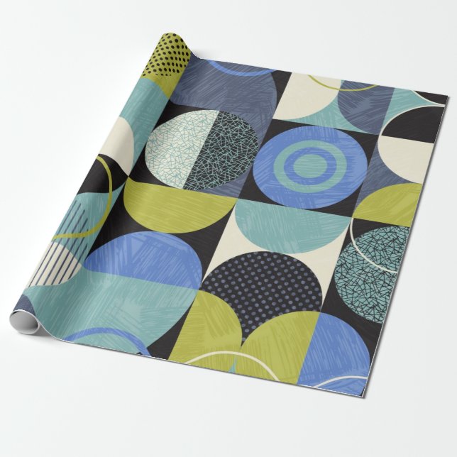 Abstract pattern wrapping paper (Unrolled)