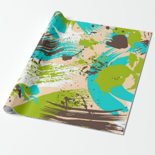 Abstract pattern wrapping paper