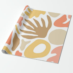 Abstract pattern wrapping paper