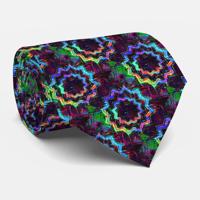 Abstract Patterns 34A Tie (Rolled)