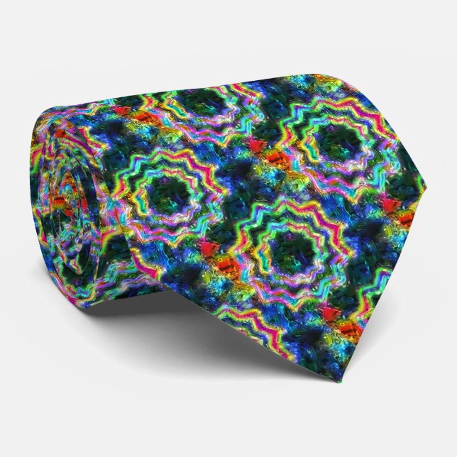 Abstract Patterns 34B Tie (Rolled)