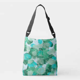 Abstract Patterns Brush Strokes Personalised Gift Crossbody Bag