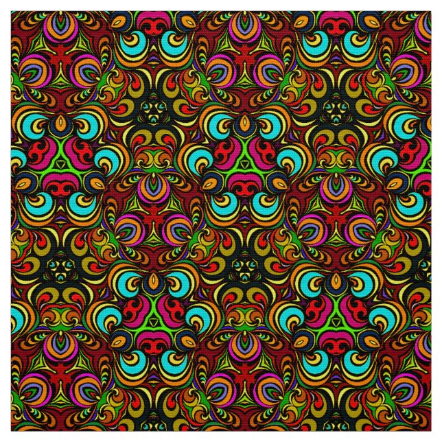 Abstract patterns fabric (Swatch)