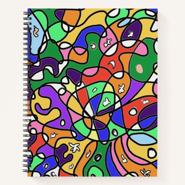  Abstract  Patterns  Notebook (Front)
