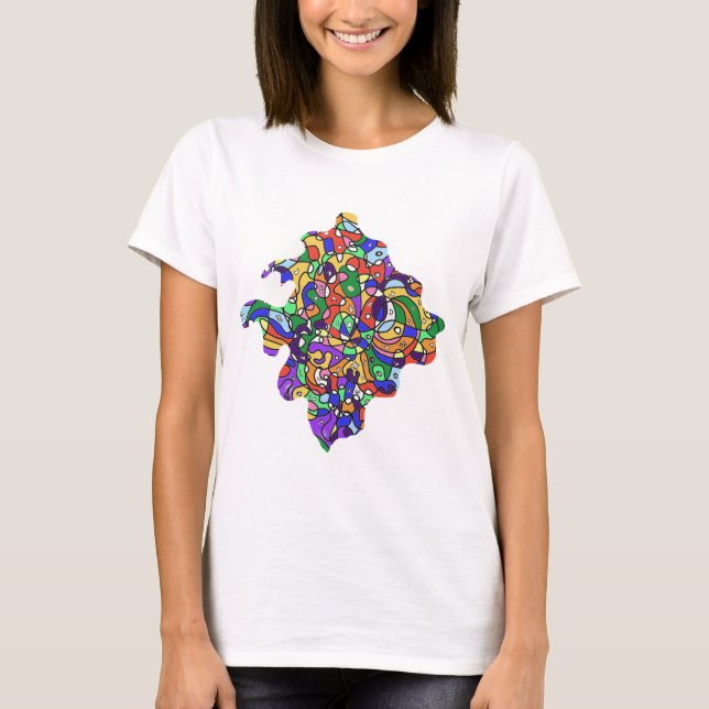  Abstract  Patterns  T-Shirt (Front)