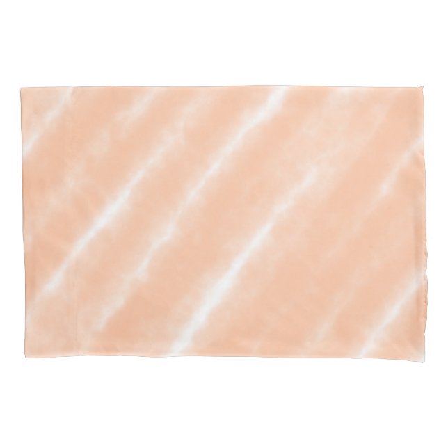 Abstract Peach Fuzz Watercolor Bold Modern Minimal Pillowcase (Front)