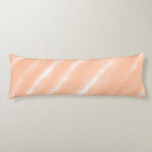 Abstract Peach Fuzz Watercolor Pattern Modern Body Cushion