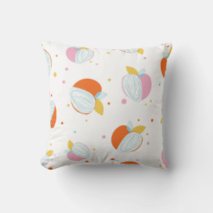 Abstract Peach Harmony Cushion