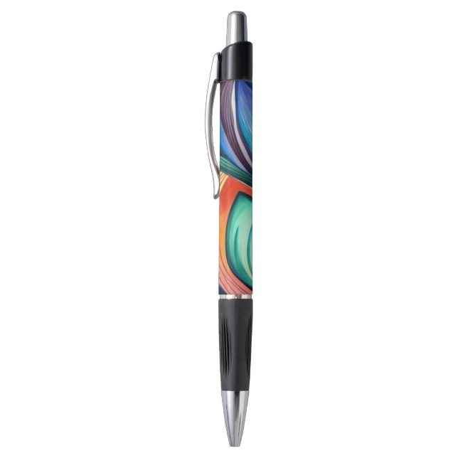 Abstract Peacock (Top (Vertical))
