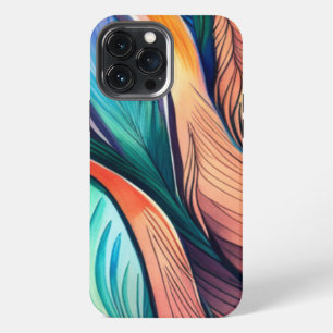 Abstract Peacock iPhone 13 Pro Max Case