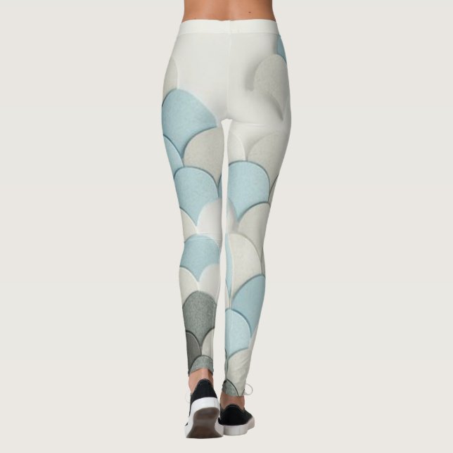 Abstract Pedals Leggings (Back)