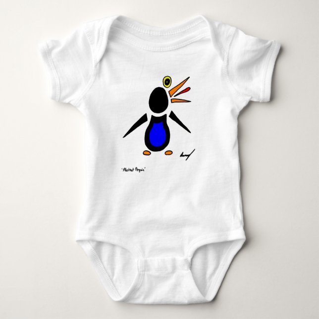 Abstract Penguin Infant Creeper (Front)