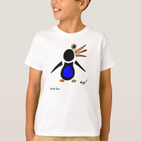Abstract Penguin Kids Basic T-Shirt