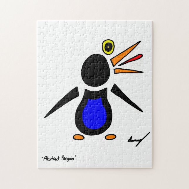 Abstract Penguin Puzzle (Vertical)