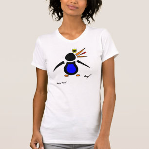 Abstract Penguin Womens Tank Top