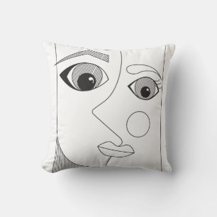 Abstract Person Cushion