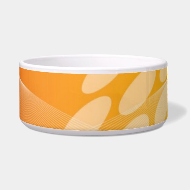 Abstract Pet Bowl (Front)