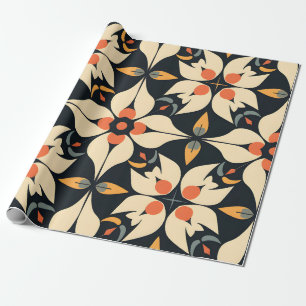Abstract Petal Symphony Wrapping Paper