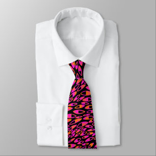 Abstract Petals - Colour Texture Tie