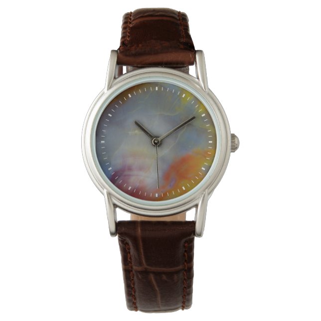 Abstract Petrified Wood close-up Watch (Front)