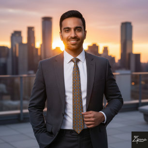 Abstract pharaonic art Neck Tie
